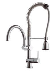 Intalbrass Bandini Giob Single Lever Kitchen Faucet with Extension