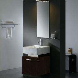 Vigo Wall Mounted Single Bathroom Vanity