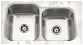 Cantrio Koncepts Double Basin Undermount Stainless Steel Kitchen Sink