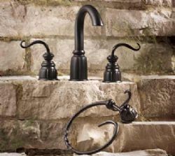 ShowHouse by Moen Casa two-handle high arc bathroom faucet