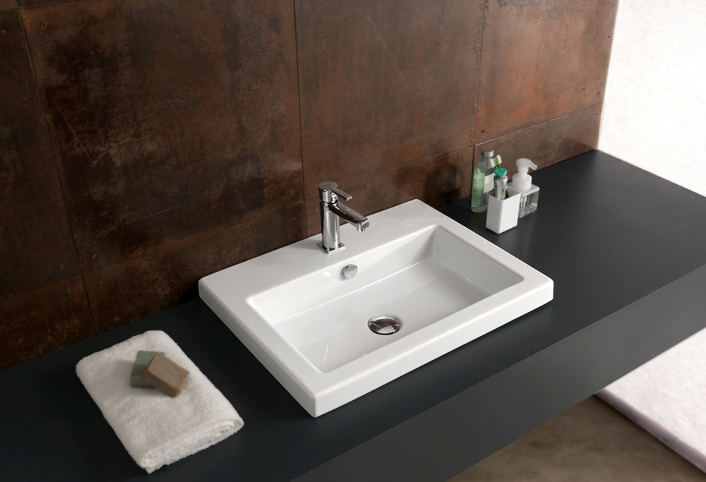 Nameeks Ceramica Tecla Cangas built in or wall mounted ceramic washbasin with overflow2