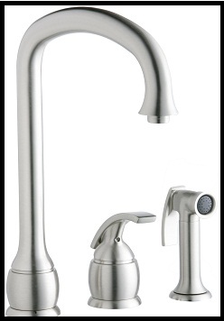Elkay Explore Faucet Remote Handle Bar Faucet with Side Spray