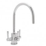 Rohl Contemporary Triflo 3-Lever C Spout Bar Faucet