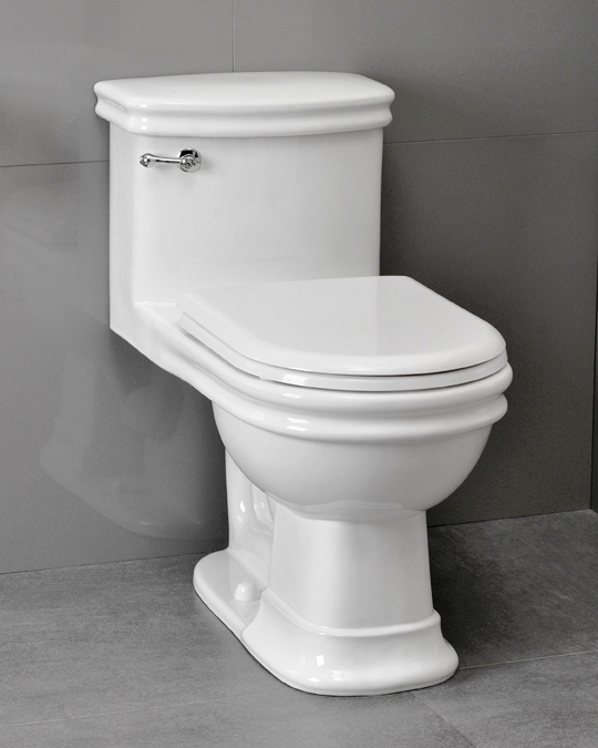 Icera Wilshire One-Peice Elongated Comfort Height Toilet with Soft-Close Seat