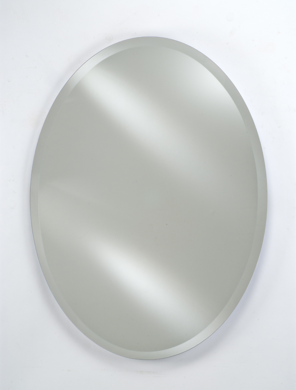 Afina Radiance Oval Frameless Wall Mirror