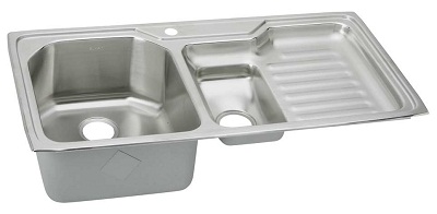 Elkay Harmony Harmony Double Bowl Sink with Ribbed Work Area and Cutting Board