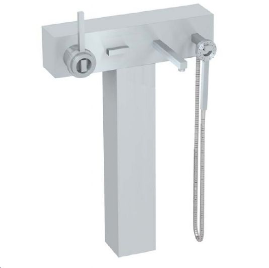 WS Bath Collection Hydrus Tub Filler with Hand Shower