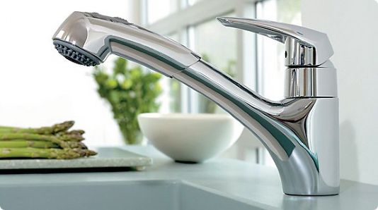 Grohe Eurodisc Dual Spray Pull-Out Faucet
