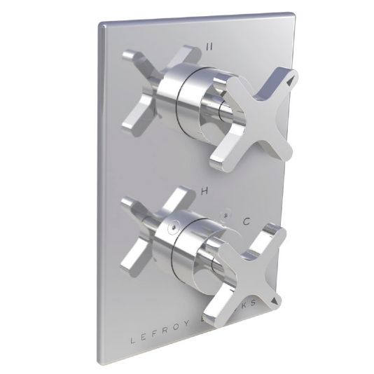 Lefroy Brooks Kafka Cross Handle Pressure Balance