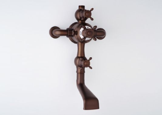 Rohl Perrin and Rowe-Bath Exposed Wall Mounted Thermostatic Tub/Shower Mixer