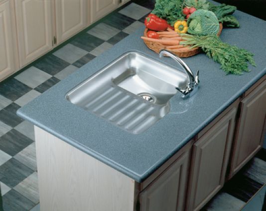Elkay Harmony Stainless Steel Undermount Single Bowl Sink with Ribbed Area and Cutting Board