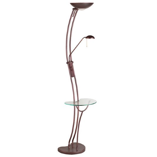 Dainolite Torchier with Table & Reading Lamp
