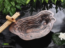 Lenova Bronze Above-Counter Oyster Design Basin