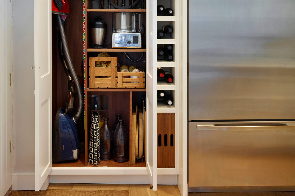 Clever Spots for Vacuum Cleaner Storage - Abode