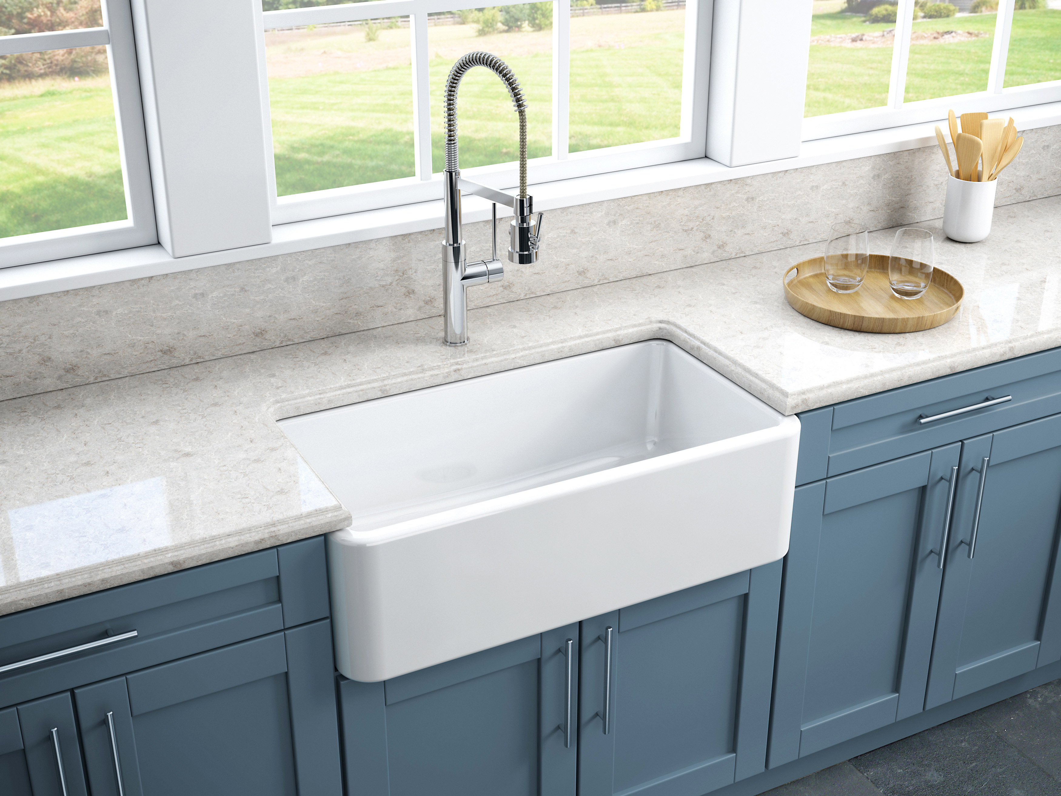 How to Measure the Base Cabinet for your Kitchen Sink | QualityBath.com