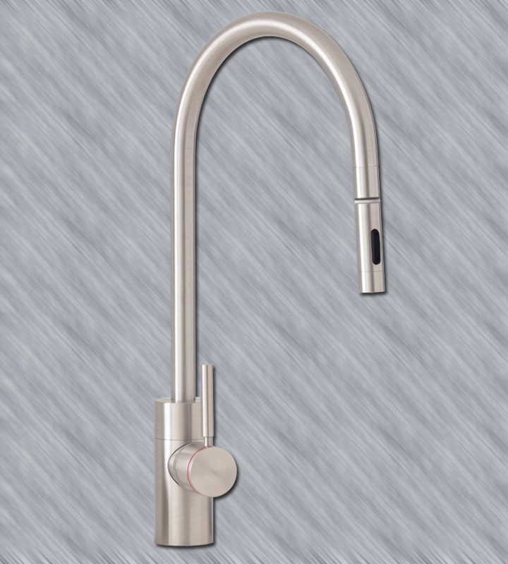 The positive lock pulldown faucet