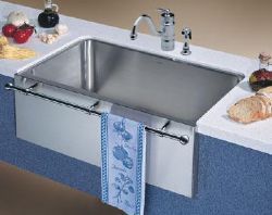 Blanco Blanco Magnum Large Single owl Undermount Sink with Apron and Towel Bar