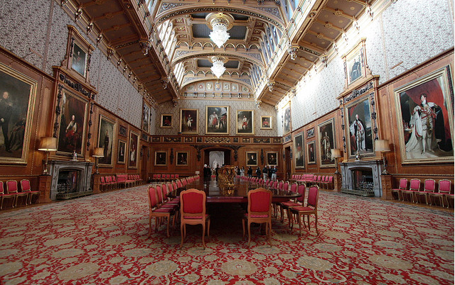 Inside Windsor Castle- Queen Elizabeth