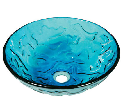 Madeli Tuscany 12mm Round Tempered Artistic Glass Vessel