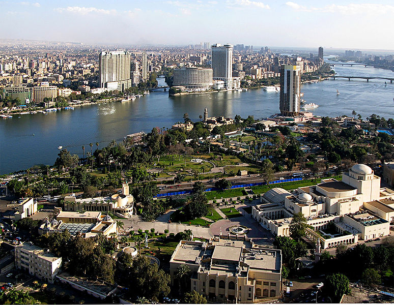 View of Nile from Cairo Tower