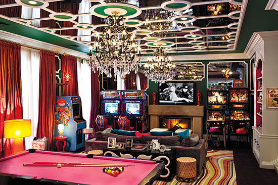 Christina Aguilera Game room