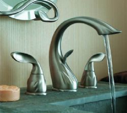 ShowHouse by Moen Organic two-handle high arc bathroom faucet