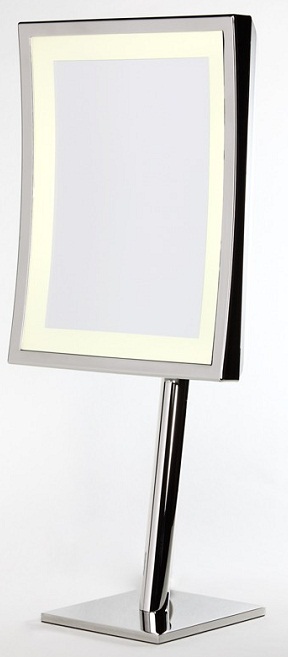 Miroir Brot Squares Free Standing Illuminated Mirror on Stand