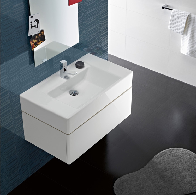 Bissonnet Casual Wall-mount Vanity base cabinet