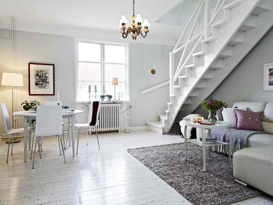 White-Swedish-Apartment-Decorating-Ideas