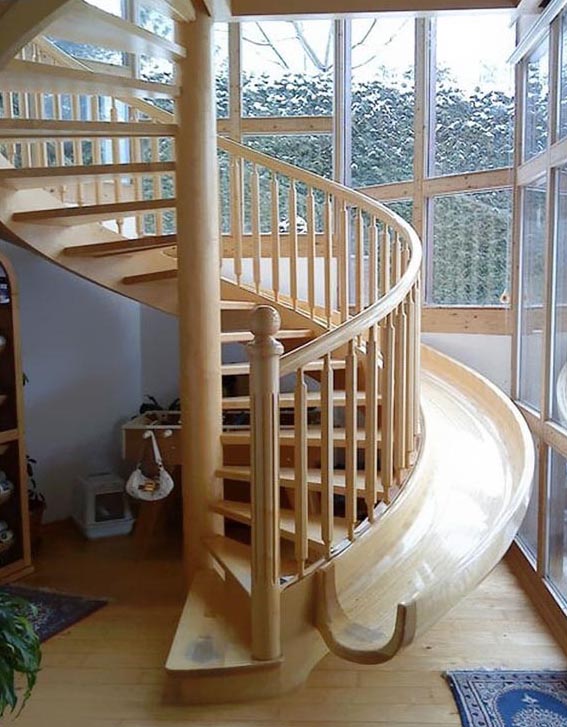 Slide staircase