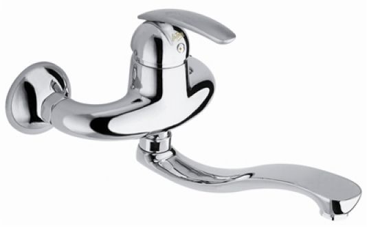 LaTorre Starlight Wall Mount Kitchen Faucet with Swivel Spout