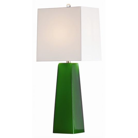 Arteriors Roma Emerald Cased Glass Lamp