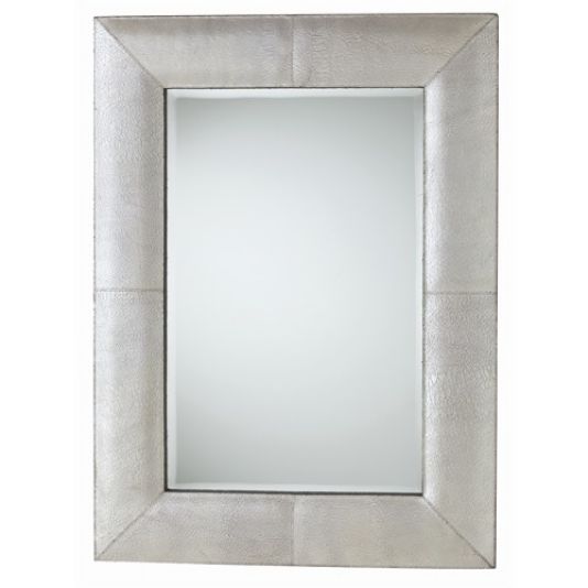 Arteriors Mojave Rectangle Crackled Leather Mirror