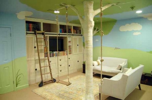 Children-bedroom-design-Ideas-with-tree-house-2