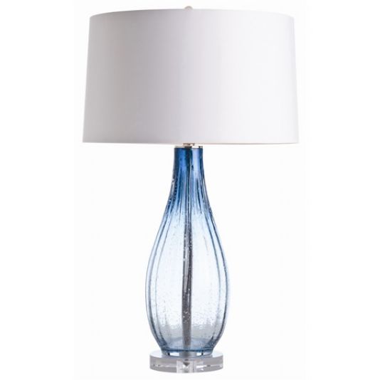 Arteriors Parkland Blue Optic Glass/Acrylic Lamp