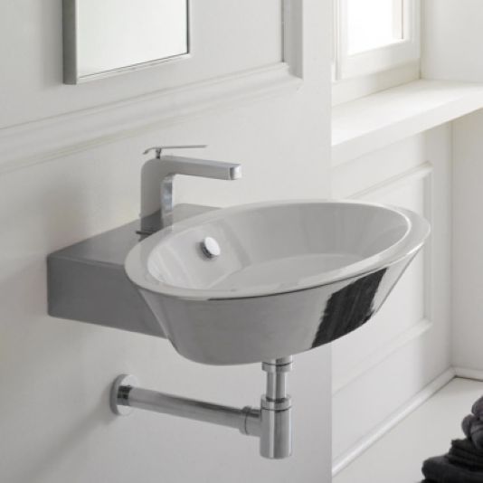 Nameeks Scarabeo Wish Thin Edge Suspended or Supported Basin