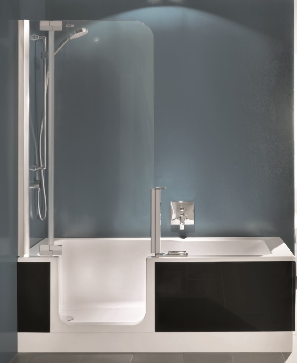 The Twinline: Innovative Tub Shower - Abode