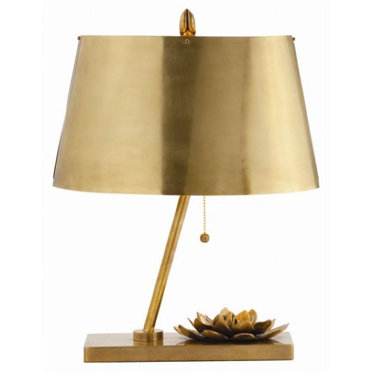 Arteriors Corsage Vintage Brass Lamp