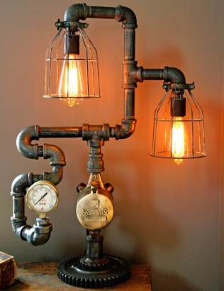 Past And Future Meet In Steampunk Decor Abode