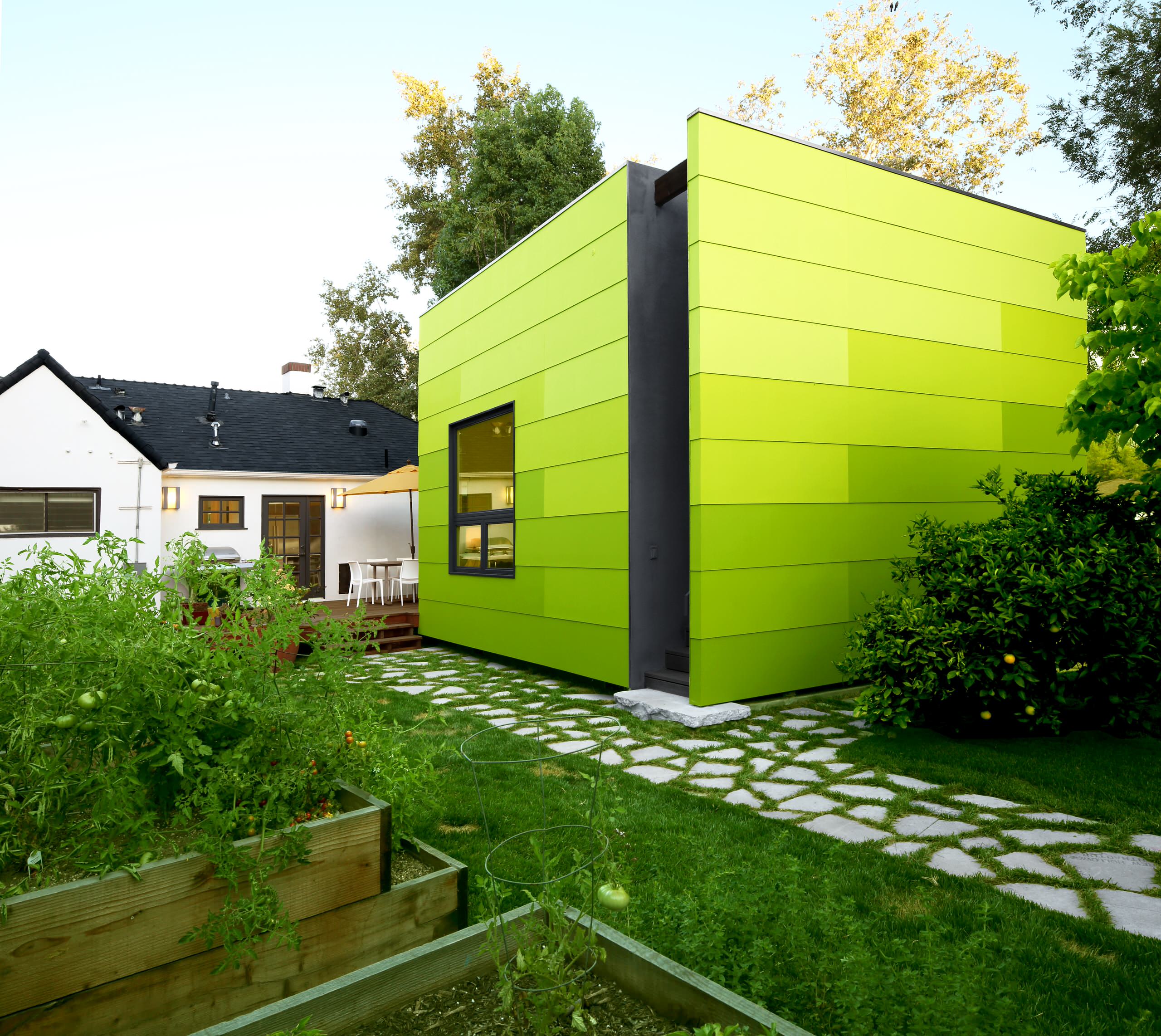 Зеленый дом отделка