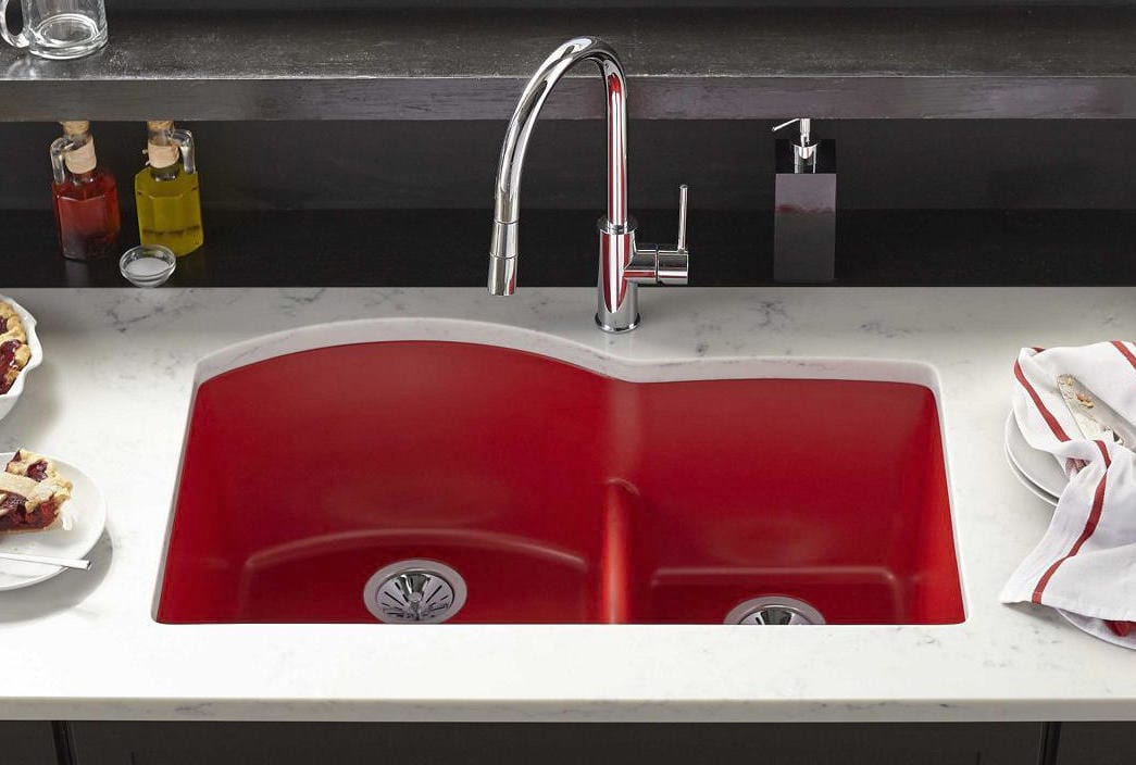 elgsu2522wh0 quartz classic 25 x 22 undermount kitchen sink